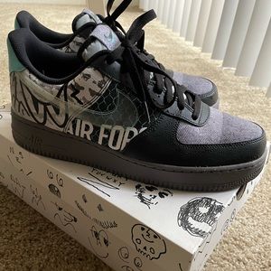 Nike Air-force 1 ‘07 PRM 2 Gunsmoke (10.5) M US